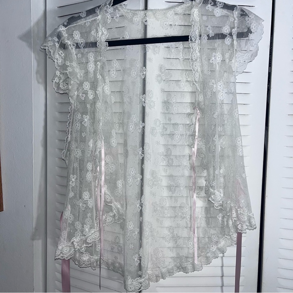 Mesh Lace Coverup